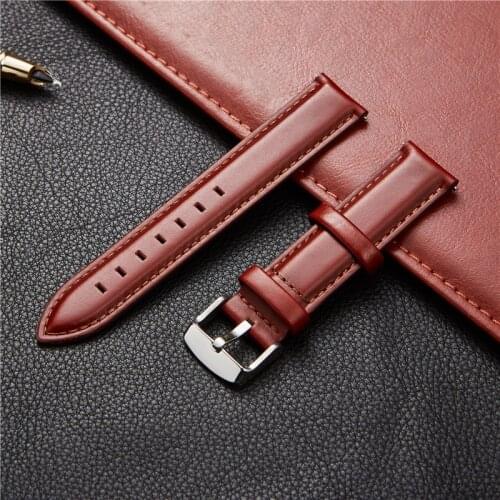 Quick Release Leather Watchband 18mm 20mm 22mm for Samsung Galaxy Gear S3 Active 2 Smartwatch Band Watch Accessories Straps