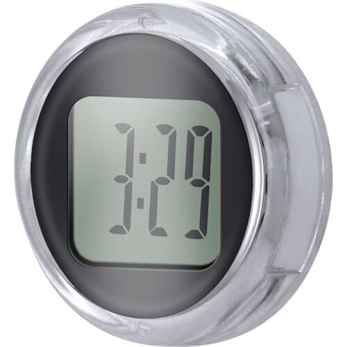 New Mini Motorcycle Clocks Watch Waterproof Stick-On Motorbike Mount Watch Moto Digital Clock With Stopwatch