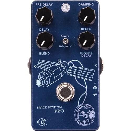 CKK Electronic Space Station Pro Delay and Reverb Guitar Effect Pedal