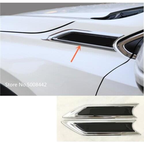 For Honda CRV CR-V 2017 2018 2019 2020 car styling cover protection stick frame lamp trim ABS chrome side logo Word mark