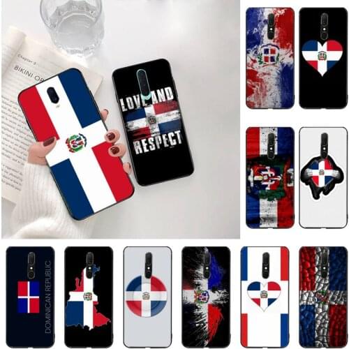 Dominican republic flag Newly Arrived Black Cell Phone Case For Oppo A5 A9 2020 Reno2 z Renoace 3pro Realme5Pro