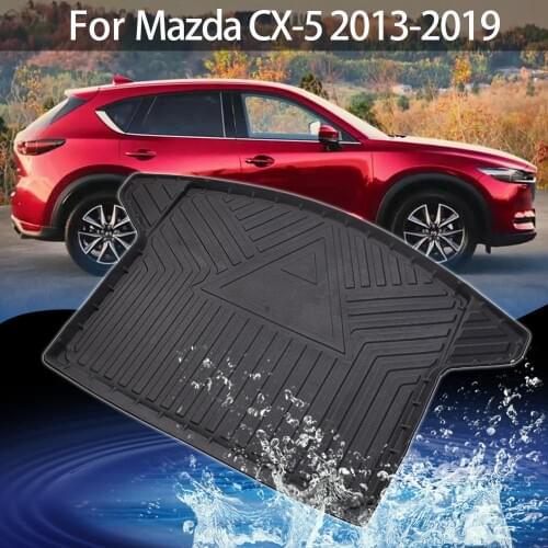 Car Trunk Mat Cover Rear Boot Mat Rear Trunk Liner Cargo Floor Tray for Mazda CX-5 CX5 2013-2019