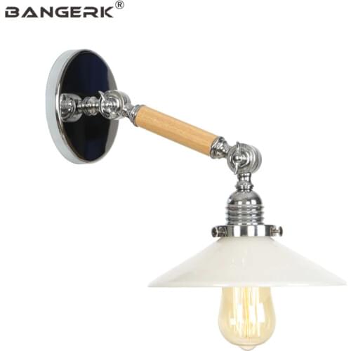 Creative Loft Edison LED Wall Lamp Sconces Modern Wood Flexible Wall Lights For Home Decor Indoor Lighting Fixtures Wandlamp