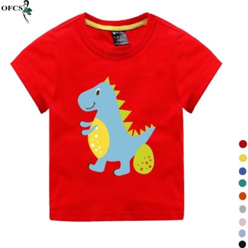 Cartoon Summer Children Clothing Boys Girls Short Sleeve T-shirt Kids Sweatshirt Unisex Cotton Leisure New Fashion Pullover Tees