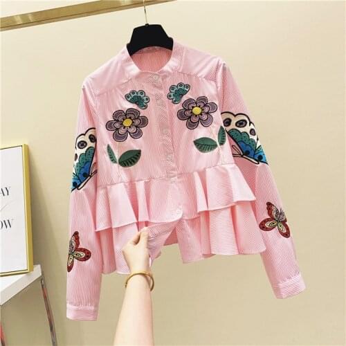 NANCYLIM Women's Ruffle Shirts