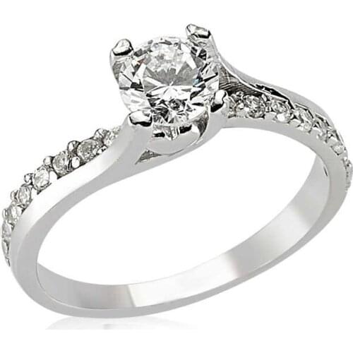 Original silver , Single Stone Ring, Good Quality and Affordable Single Stone ,Rings Types
