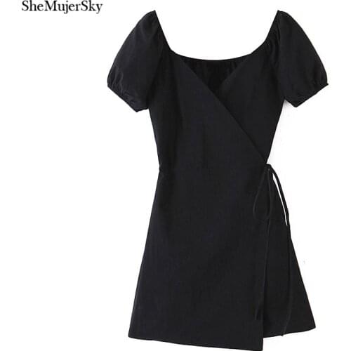 Летние платья с запахом SHEMUJERSKY China At AliExpress