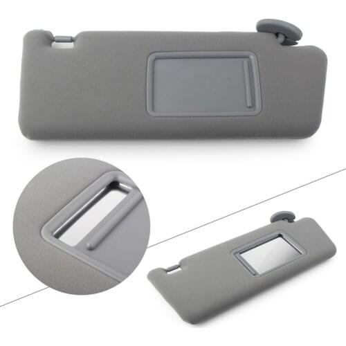 Gray Car Sun Visor Sunshield for Toyota Tacoma 2005 2006 2007 2008 2009 2010 2011 2012 W/O Light 74310-35C00-B0 Passenger Ritht