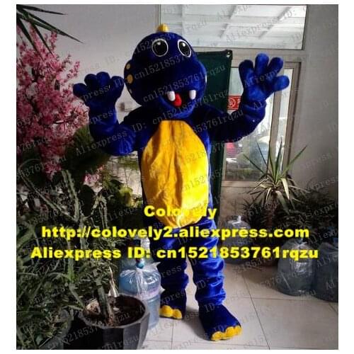 Dark Blue Dinosaur Dino Stegosaurus Tyrannosaurus Mascot Costume Adult Character Square Publicity COSPLY Role-play zz6301
