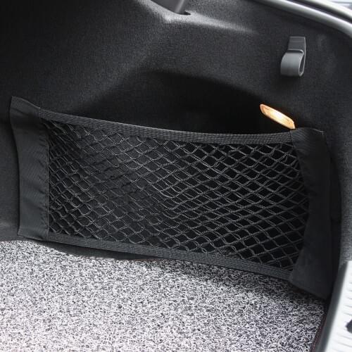 Universal Car Seat Rear Trunk Storage Net Bag for vw passat mazda 5 Shkoda Rapid subaru xv a priori bmw e46 Volkswagen polo
