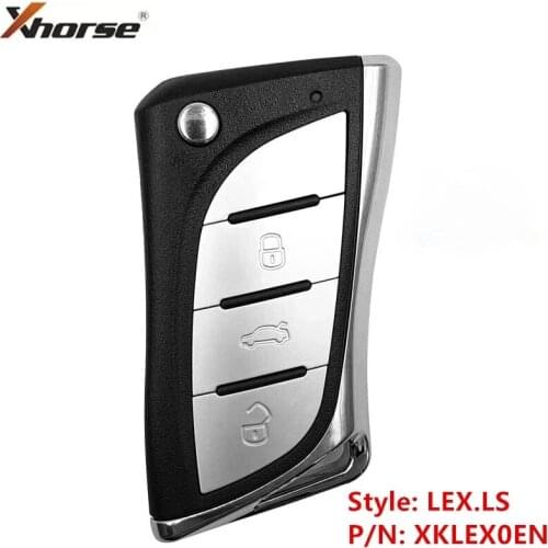 XHORSE UNIVERSAL FLIP Wired Remote KEY VVDI LEX.LS Style 3 Buttons P/N: XKLEX0EN for VVDI Mini Key Tool Max VVDI2