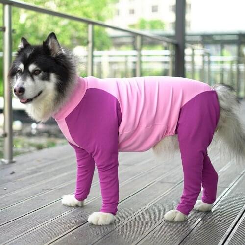 Spring and Autumn Fashion Large Dog Jumpsuits Golden Retriever Alaska Big Dog Four-legged Clothes Bodysuit Jumpsuit for Dogs