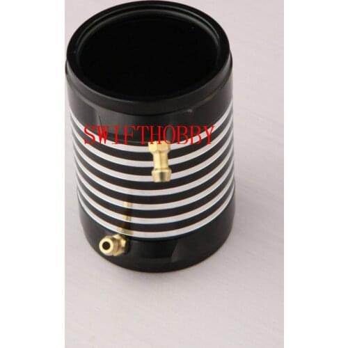 Black Alloy Water Jacket 36 Series 3650 3660 BL Motor L45mm ID36mm RC Boat