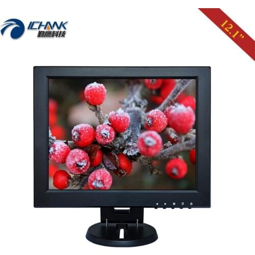 ZB120JN-272/12" inch 1024x768 Standard Screen Portable Small Mini Single VGA Industrial Medical HD PC Monitor LCD Screen Display