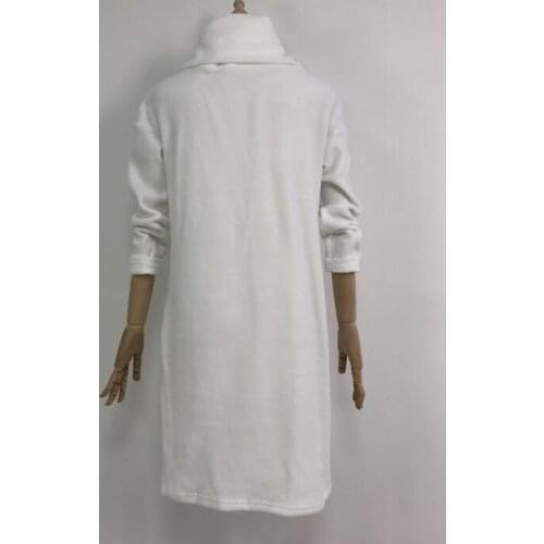 2021 Turtleneck Faux Fur Warm Sexy Mini Dress Women Autumn New Stretch Bodycon Fleece Long Sleeve Evening Party Club Out Nightwe