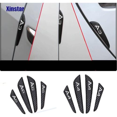 4pcs Auto Car Door Guard Edge Corner Protector For Audi A3 A4 A6