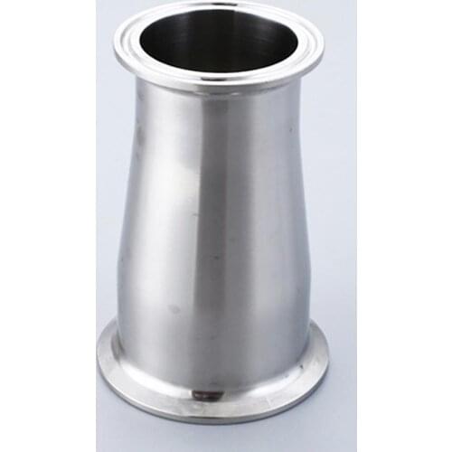 76mm to 51mm 2" Pipe OD 3" to 2" Tri Clamp Reducer SUS 316L Stainless Sanitary Pipe Fitting Homebrew