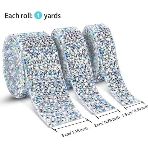 90cm New Rhinestone Tape Trim Resin Crystal Decoration Hot Fix Ribbon Trimming Diy Shoes Banding Garment Hat Shiny For Dresses