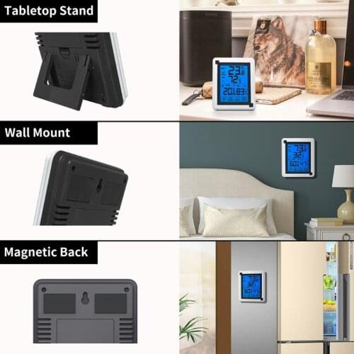 Wireless Outdoor Weather Station ℉/℃ Thermometer Hygrometer w/ 3 Forecast Sensor