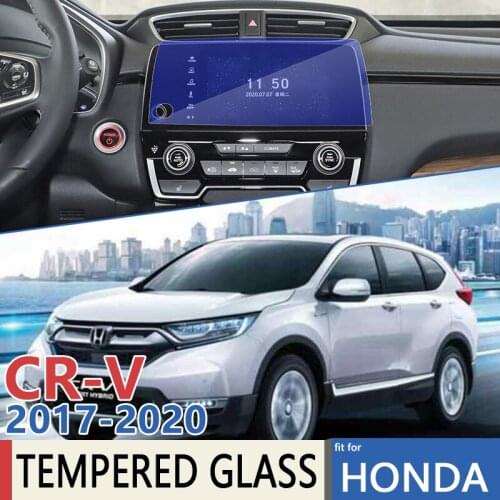 For Honda CRV CR V CR-V 2017~2020 Car Navigation Anti-Scratch Modif GPS Full Touch Screen Protector Tempered Glass Accessories