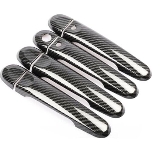 For Nissan Note Versa E12 2017 2018 2019 2020 8PCS Car Door Handle Bowl Protector Cover Trim Molding ABS Car Styling Accessories