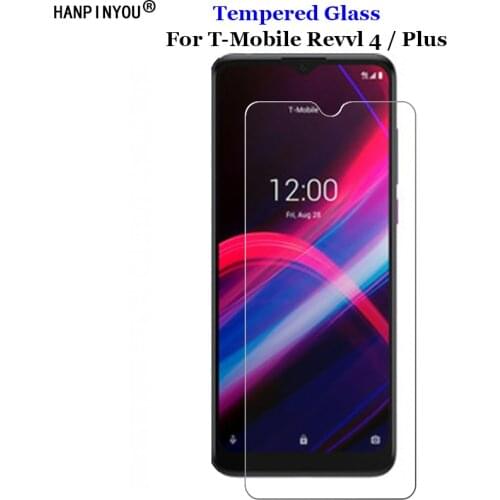 For T-Mobile Revvl 4 Revvl4 6.22" Tempered Glass 9H 2.5D Premium Screen Protector Film For T-Mobile Revvl 4 Plus 6.52"