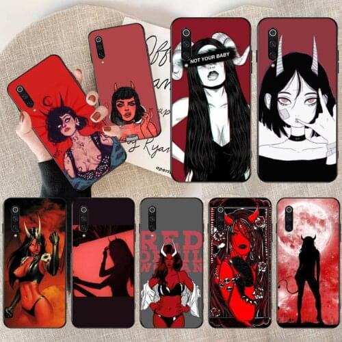 Devil woman Phone Case for Xiaomi Mi Note 10 Lite Mi 9T Pro xiaomi 10 10 CC9 Pro 9SE