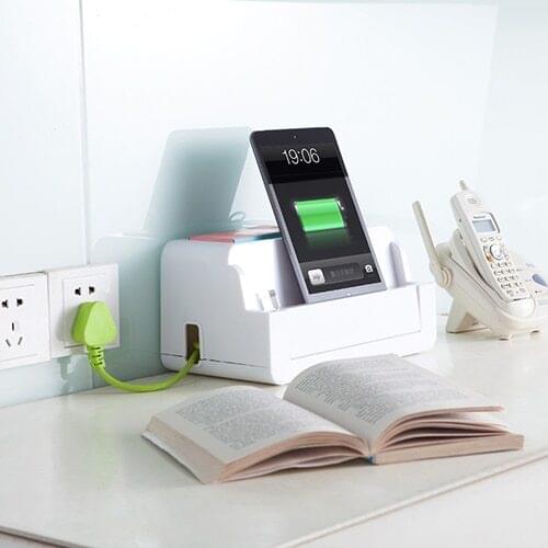 Large capacity power line data line storage box Cablebox Cable wire storage box 28.5*15.6*13.6cm free shipping