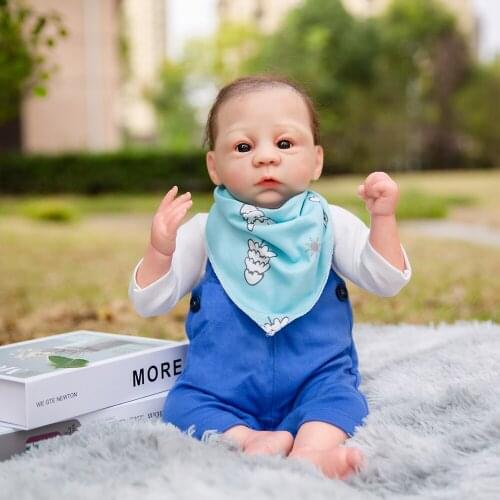 Hoomai Reborn Baby Doll Lifelike Silicone Vinyl Lovely Reborn Newborn Bonecas For Kids Birthday Gifts Menina Play Toy