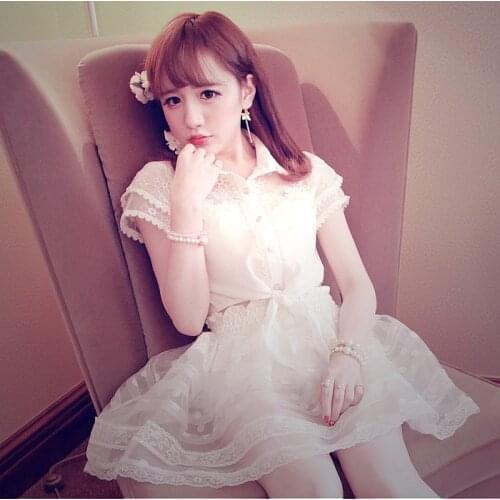 Женские белые рубашки Loliloli Yoyo China At AliExpress