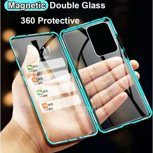 Metal Magnetic Adsorption For Samsung A32 A42 A52 A72 A41 A51 A71 A11 A21S A12 A20 A50 5G Cases Galaxy S20 S21 Plus Ultra Case