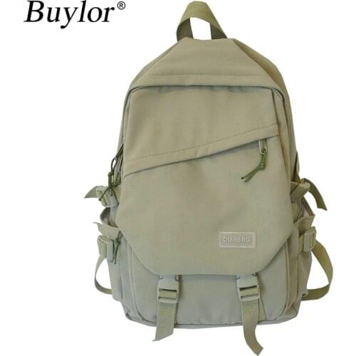 Buylor Cute Womens Backpack Nylon Girl School Bag Ladies Large Capacity Laptop Backpack Fashion Student Travel School Bag