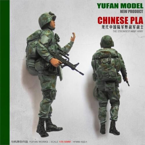 YuFan Model and Sail Original 1/35 China Modern Army Resin Soldier YFWW-1522-1(35) KNL Hobby
