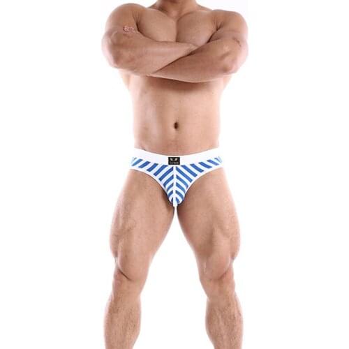 Hot Sale Men Sexy Briefs Adult Breathable Cotton Elastic Low Waist Spandex Moisture Wicking Underwear Underpants Apparel