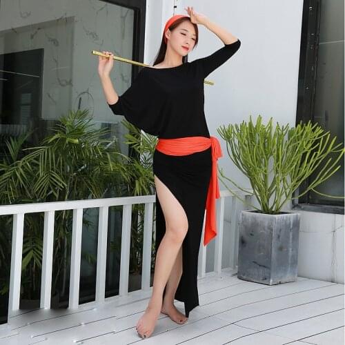 New Women Dancewear Belly Dance Clothes Baladi Dress Saidi One-piece Dresses Girls Practice Costume Bellydance Dress