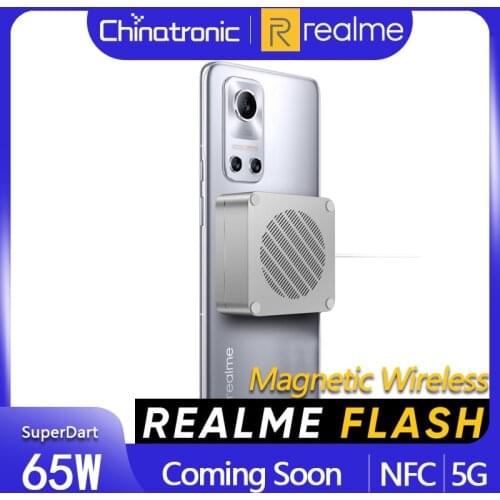 Original realme Flash Magnetic Wireless Charging Mobile Phone SuperAMOLED Snapdragon 888 Octa Core Coming soon