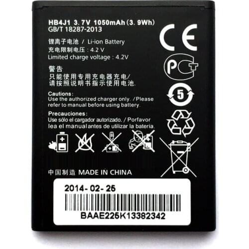 Tested High Quality HB4J1/HB4J1H Battery for Huawei C8500 U8150 U8120 V845 IDEOS X3 T8300 U8500S T8100