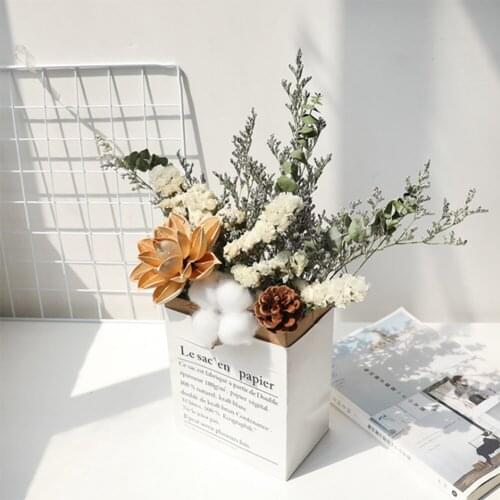 Photo Studio Props Double Layer Paper Thickening Kraft Paper Bags Simulation Leaf Fake Foliage for Photography Background Items