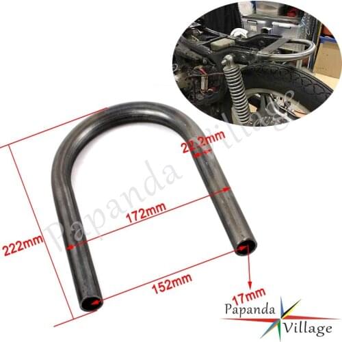 22mm 7/8" Tube Motorcycle Rear Seat Frame Hoop Loop for Honda Kawasaki Yamaha Suzuki Cafe Racer CB XS GS KZ 550 650 750 850 1100