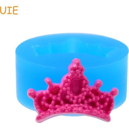 FYL538U 23.9mm Crown Silicone Mold - Cake Decoration, Fondant, Cupcake Topper, Chocolate, Gum Paste, Resin Jewelry, Candy Making