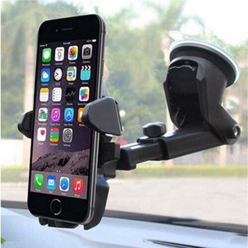 Universal windshield Car Phone Mount Holder Long Neck 360 Degree For iPhone X 8 7 7s 6s Plus 6s 5s 5c Stand Smartphone holder