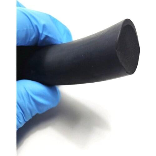 Length 1M to 20M diameter 1mm to 17mm solid black color NBR sealing strip oil resistance nitrile rubber sealing strip