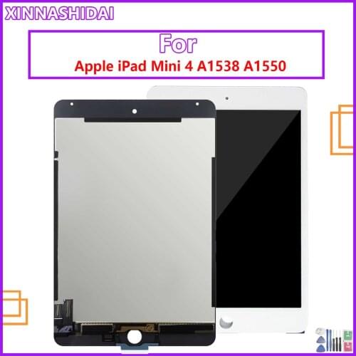 New LCD Display For Apple iPad Mini 4 Touch Screen Panel Assembly Replacement For iPad mini 4 A1538 A1550 LCD Digitzer