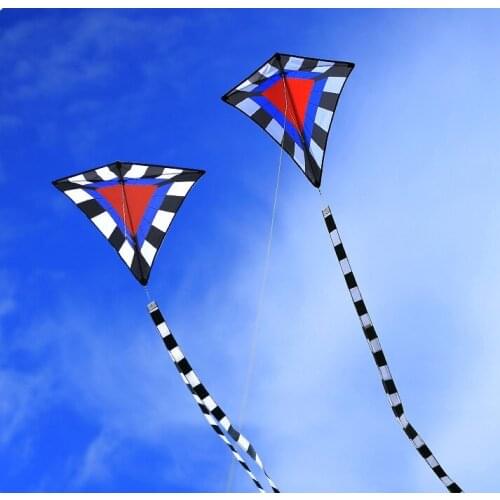 Diamond-shaped kite cartoon color adult kite easy to fly in the breeze