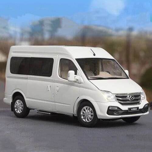 1/18 alloy casting car model original SAIC Maxus V80 MPV business car van high-end collection holiday gift