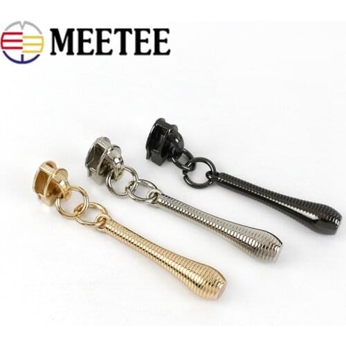 10/20pcs Non Lock Zipper Head for 5# Nylon Zipper Bag Pocket Zipper Slider Handbag Zip Repair Replacement DIY Sewing Accessories