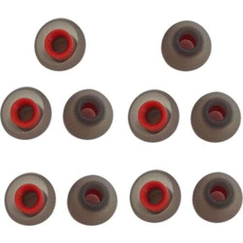 10pcs Anti-Slip Small Soft Silicone Gel In-Ear Earplugs Headphone Earbuds