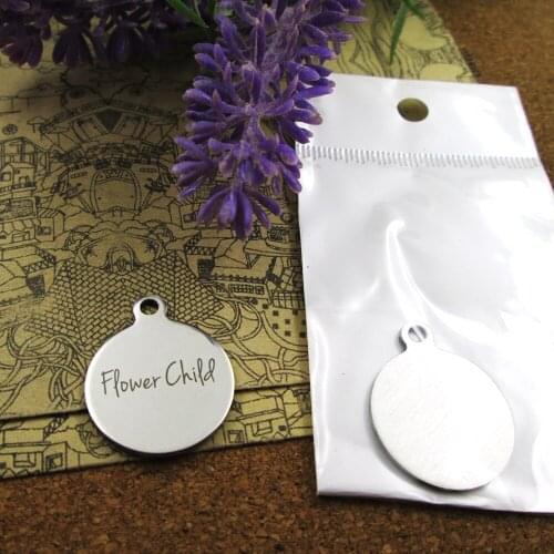 20pcs--"flower child"stainless steel charms more style for choosing DIY Charms pendants for necklace