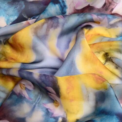 130cm*140cm Plain Pure Silk Fabric Gauze Tecido For dress B211