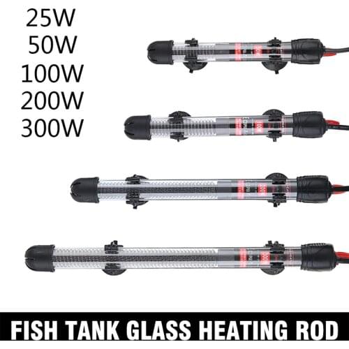 25-300W Aquarium Heater Submersibles Fish Tank Thermostats For Fish Tank Supplies Parts 20-34 Degree